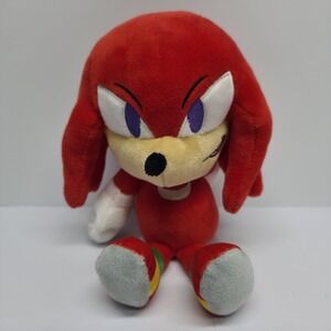 Sonic the Hedgehog KNUCKLES GRIN PLUSH Purple‎ Eyes  Plush Toy